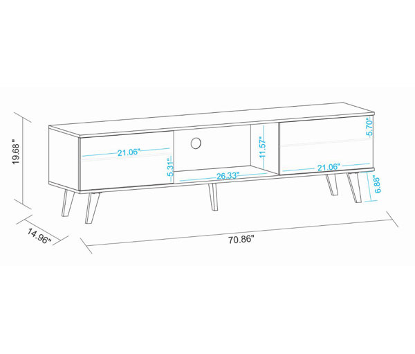 Oliver Mapleton TV Stand for TVs up to 75" & Reviews Wayfair